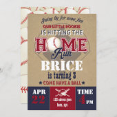 野球招待状 招待状 (正面/裏面)