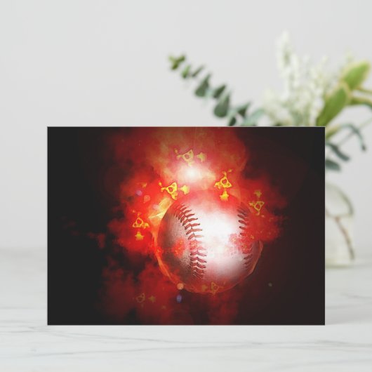 野球招待状 招待状 (スタンド正面)