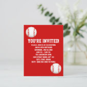 野球招待状 招待状 (スタンド正面)