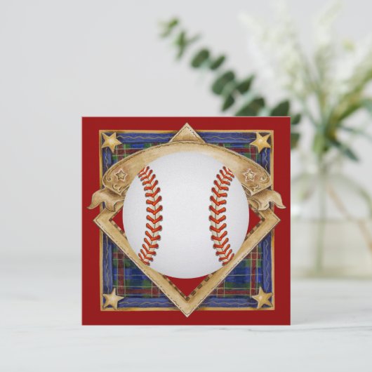 野球招待状- SRF 招待状 (スタンド正面)