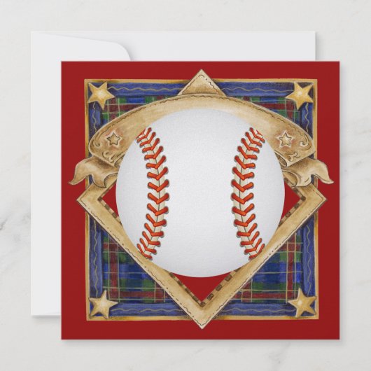 野球招待状- SRF 招待状 (正面)