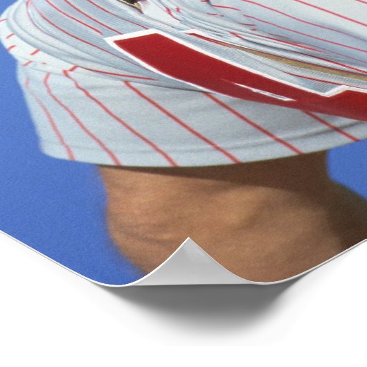 野球捕手と審判 ポスター (角)