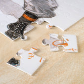 野球捕手 ジグソーパズル (側面)