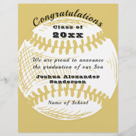 野球教室の卒業発表 レターヘッド