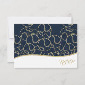 野球数々の金ゴールド応答カード 出欠カード (裏面)