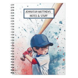 野球新学期スポーツフォトノート ノートブック