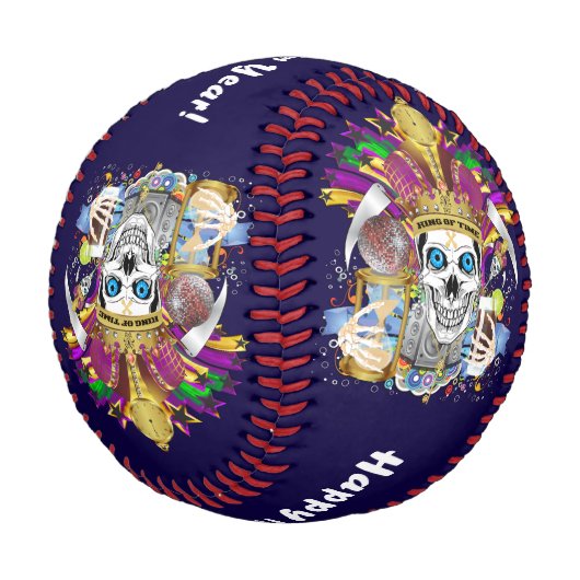 野球新年おめでとう! 野球ボール (アングル)