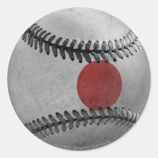 野球日本の選手 ラウンドシール (正面)