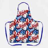 野球日 エプロン (正面)