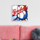 野球日 キャンバスプリント (インサイチュ (リビング))