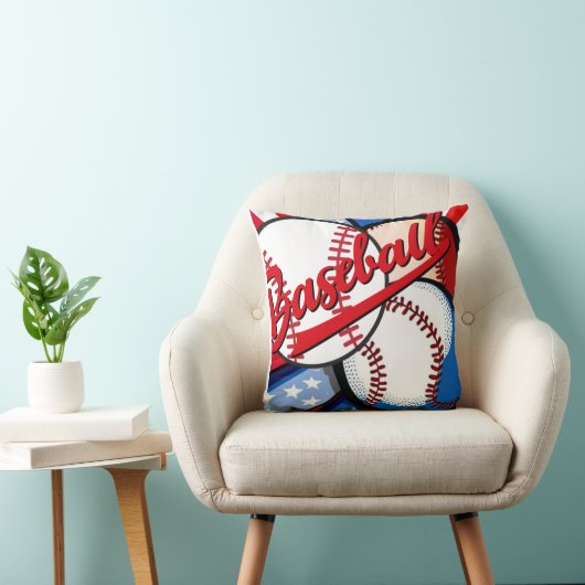 野球日 クッション (椅子)