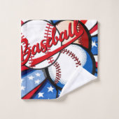 野球日 バスタオルセット (ウォッシュタオル)