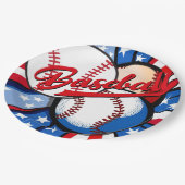 野球日 ペーパープレート (アングル)