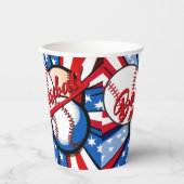 野球日 紙コップ (正面)