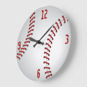 野球時計 ラージ壁時計 (傾斜)