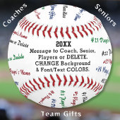 野球最高のコーチギフト、シニア野球ギフト、 野球ボール