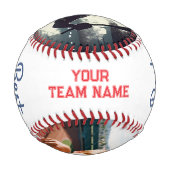 野球最高のパパエバカスタムー写真 野球ボール (裏面)