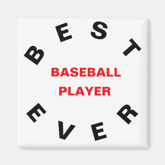 野球最高の選手 マグネット (正面)