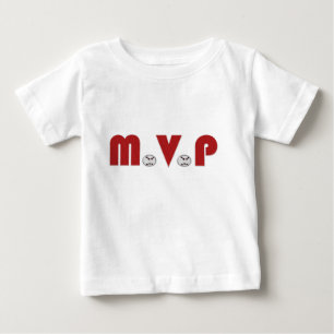 野球最高殊勲選手のTシャツ(乳児) ベビーTシャツ