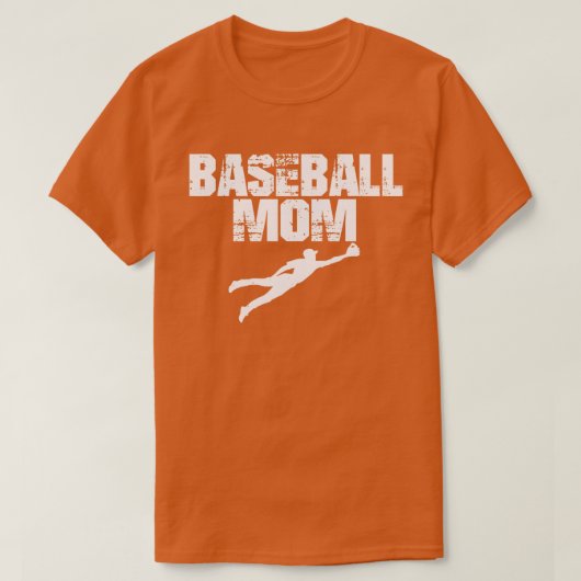 野球母の日 Tシャツ (デザイン正面)
