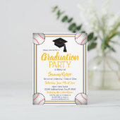 野球海軍金ゴールド卒業会 インビテーションポストカード (スタンド正面)