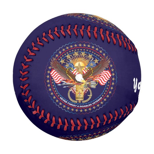野球無効退役軍人献上品第1球4 野球ボール (裏面右)