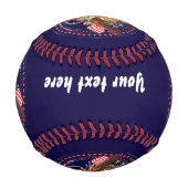 野球無効退役軍人献上品第1球4 野球ボール (正面)