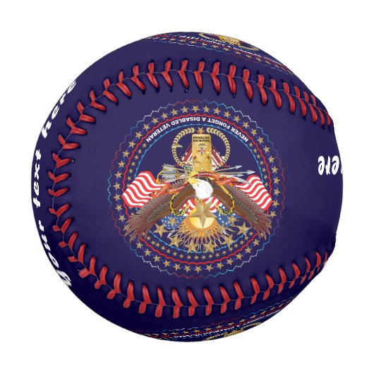 野球無効退役軍人献上品第1球4 野球ボール (正面左)