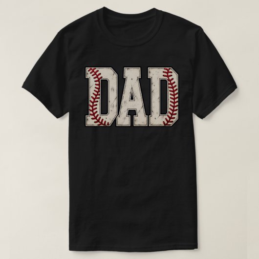 野球父さん 野球 父親 男性 野球 Tシャツ (デザイン正面)