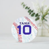 野球狂のバーバルミツワーテーブルナンバー 招待状 (スタンド正面)