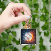 野球球 キーホルダー (手)