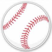 野球球 シール (正面)