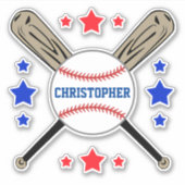 野球用オールスタービニールのシール シール (正面)