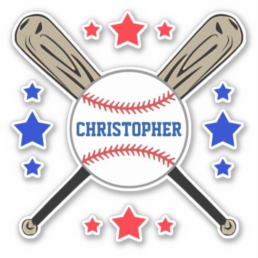 野球用オールスタービニールのシール シール (正面)