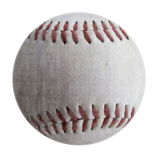 野球用ガラス切断板のステッチ カッティングボード (正面)