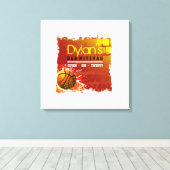 野球用グランジサインイン用メモリーボード キャンバスプリント (インサイチュ (ウッドフロア))