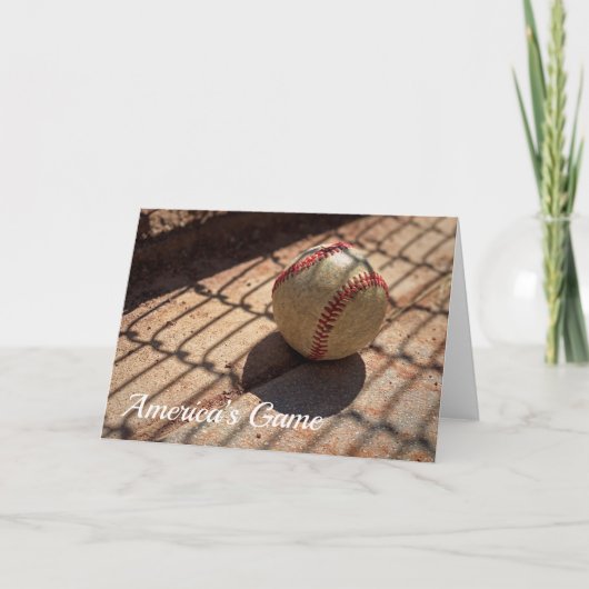 野球用グリーティングカード カード (正面)