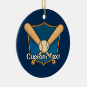 野球用シールド セラミックオーナメント (右)