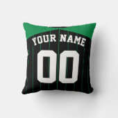 野球用ジャージパーソナライズされたテンプレート枕 クッション (裏面)