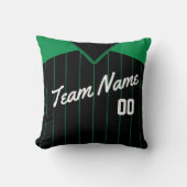 野球用ジャージパーソナライズされたテンプレート枕 クッション (正面)