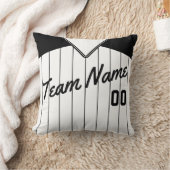 野球用ジャージーカスタマイズ可能テンプレート枕 クッション (ブランケット)