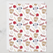 野球用スクラップブック紙 (正面)