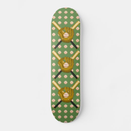 野球用スケートボードデッキ スケートボード (正面)