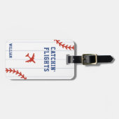 野球用ソフトボールスポーツの機内飛行 ラゲッジタグ (正面横)