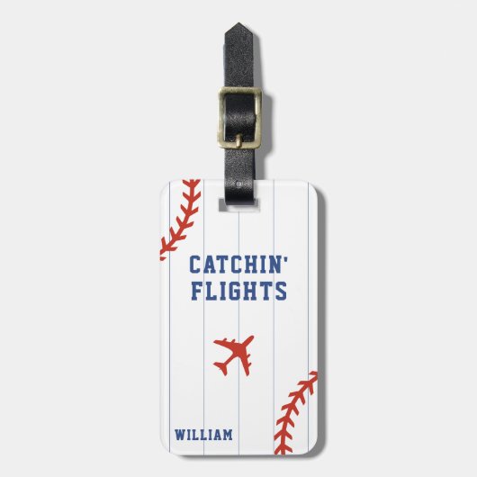 野球用ソフトボールスポーツの機内飛行 ラゲッジタグ (正面縦)