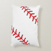 野球用ソフトボールデザインアクセント枕 アクセントクッション (裏面(縦))