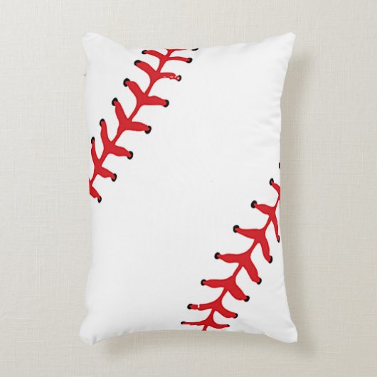 野球用ソフトボールデザインアクセント枕 アクセントクッション (正面(垂直))