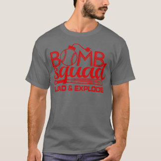野球用ソフトボール爆弾分隊ホーム走ディンガークラブ Tシャツ