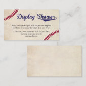 野球用ディスプレイシャワーインサートカード エンクロージャーカード (正面/裏面)