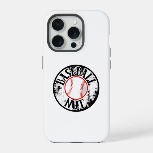 野球用ナットのケース – メイトiPhoneケース iPhoneケース (裏面)
